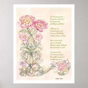 Een moeders gedicht poster