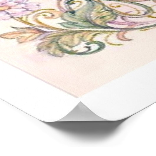 Een moeders gedicht poster (Hoek)