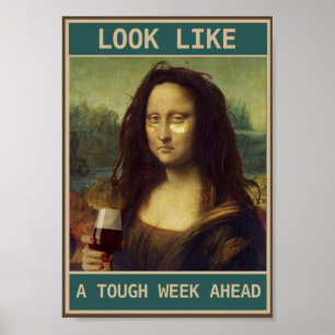 Een moeilijke week poster