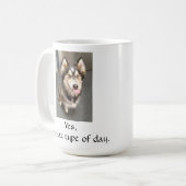 Een mok voor die dagen dat je het nodig hebt. (Voorkant links)