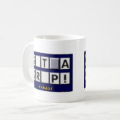 Een mok voor grip (Voorkant links)