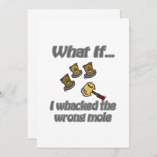 een mol (Voorkant / Achterkant)