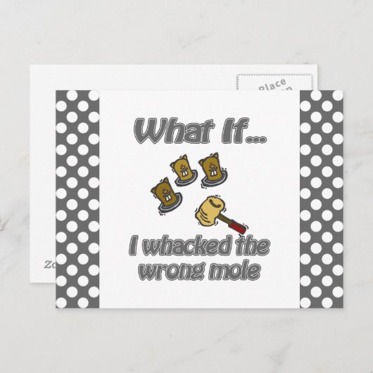 een mol briefkaart (Voorkant / Achterkant)