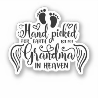 Een moment in onze armen een leven in ons hart sticker