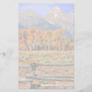 Een moment in Wyoming in het najaar Briefpapier