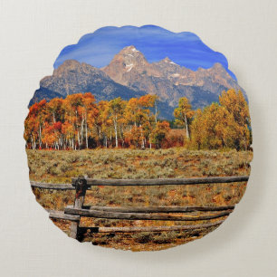 Een moment in Wyoming in het najaar Rond Kussen