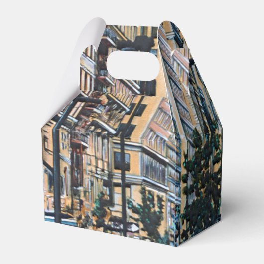 Een moment stilte in de stad grenzen bedankdoosjes (Achterkant)