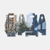 Een moment stilte in de stad grenzen bedankdoosjes (Uitgevouwen)