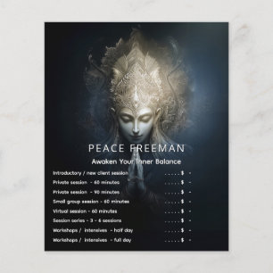 Een Moment van Genade Meditatie Kunst Flyer