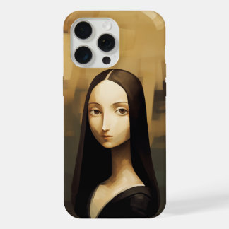 Een Mona Lisa opnieuw bedacht, een klassieker maar iPhone 15 Pro Max Hoesje