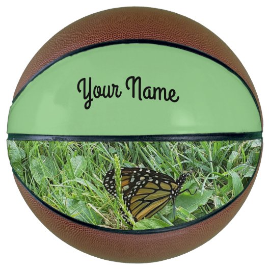 Een Monarch Vlinder Basketbal (Voorkant)