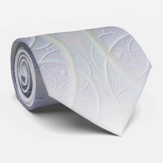 Een monogram kleding stropdas (Opgerold)