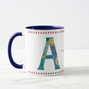 Een monogram Mok – Aura Edition mystiek alfabet