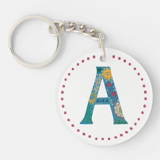 Een monogram Sleutelhanger – Aura Edition (Voorkant)