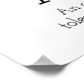 Een monogram tangle art Azalea, dat wil zeggen Poster (Hoek)