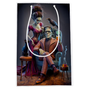 Een monster en zijn bruid, een huwelijksportret medium cadeauzakje