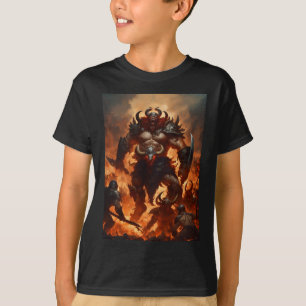 Een monsterkrijger met het hoofd van een ram 2 t-shirt
