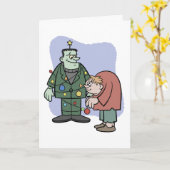 Een monsterlijk vrolijk kerstfeest! kaart (Gele Bloem)