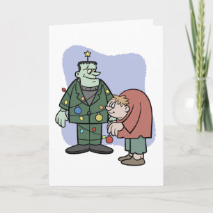 Een monsterlijk vrolijk kerstfeest! kaart