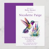 Een mooi begin: een Baby shower Kaart (Voorkant / Achterkant)