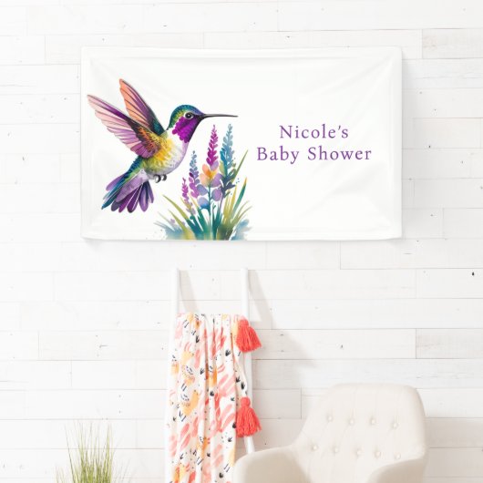 Een mooi begin: een Baby shower Spandoek (Insitu)