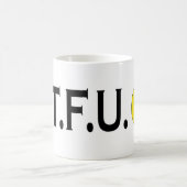 Een mooi bekertje met STFU Koffiemok (Center)