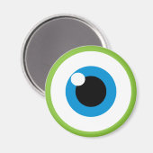 EEN MOOI BLAUW OOG MAGNEET (Voorkant / Achterkant)