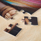 Een mooi hippie meisje legpuzzel (Zijkant)