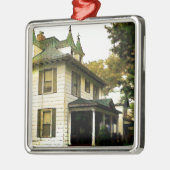 Een mooi huis metalen ornament (Links)
