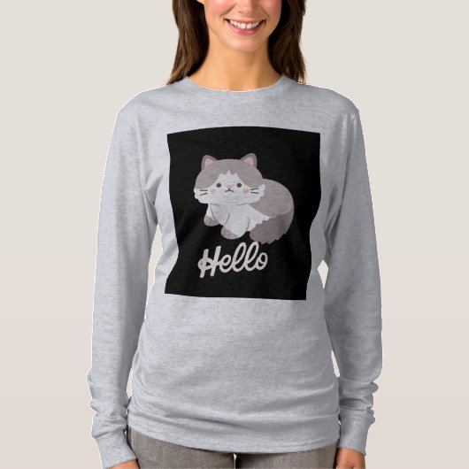 Een mooi katten shirt voor u (Voorkant)