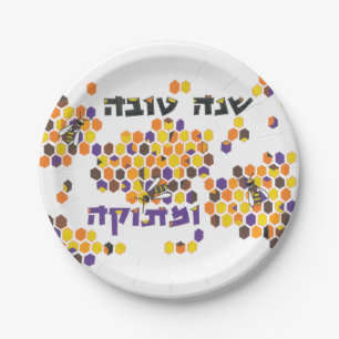 Een mooi nieuwjaar uitzenden papieren bordje