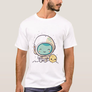 Een mooi ruimte afbeelding t-shirt