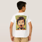 Een mooi trendy jongens T-shirt (Achterkant volledig)
