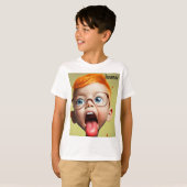 Een mooi trendy jongens T-shirt (Voorkant volledig)