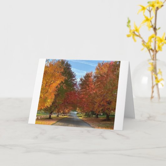 EEN MOOIE AUTUMNDAG "HAPPY BIRTHDAY" KAART (Gele Bloem)