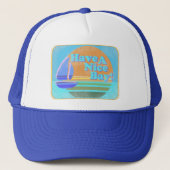 Een mooie baai! trucker pet (Voorkant)