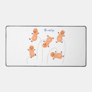 Een mooie cartoon van een pinda's bureaumat