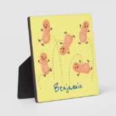 Een mooie cartoon van een pinda's fotoplaat (Voorkant)