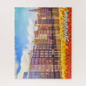 Een mooie dag in Amsterdam, Nederland Legpuzzel (Verticaal)