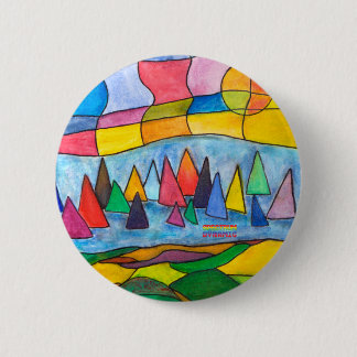 Een mooie dag ronde button 5,7 cm