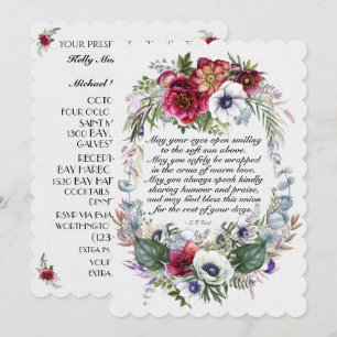 Een mooie dag voor een huwelijksuitnodiging kaart