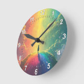 Een mooie droom ronde klok (Hoek)