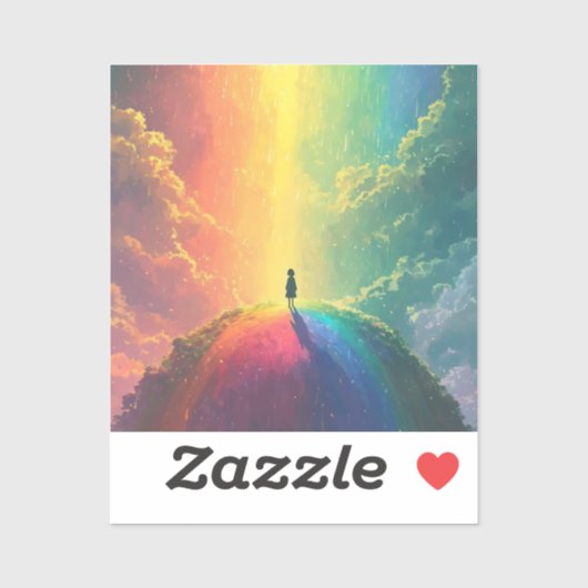 Een mooie droom sticker (Vel)