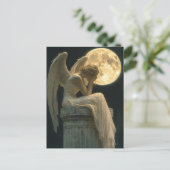 Een mooie en de maan briefkaart (Staand voorkant)