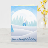 Een mooie feestkaart hebben kaart (Gele Bloem)