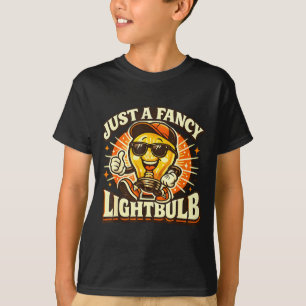 Een mooie gloeilamp grappige gloeilamp outfit vint t-shirt