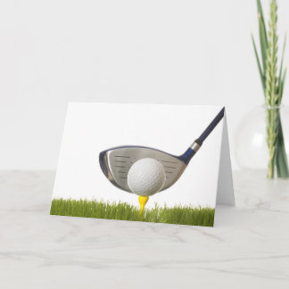 Een mooie golfkaart om van te genieten kaart