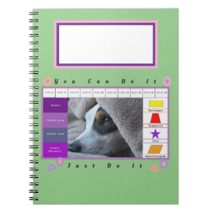 Een mooie grappige hond Educatief Notitieboek