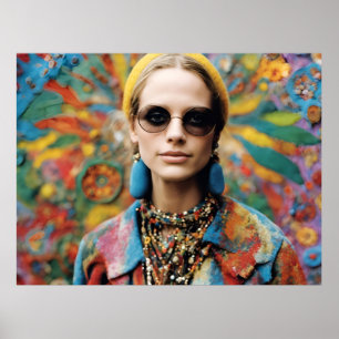 Een mooie Hippie Poster