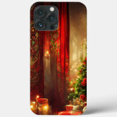 Een mooie kerstboomvuurzee Case-Mate iPhone case (Achterkant)
